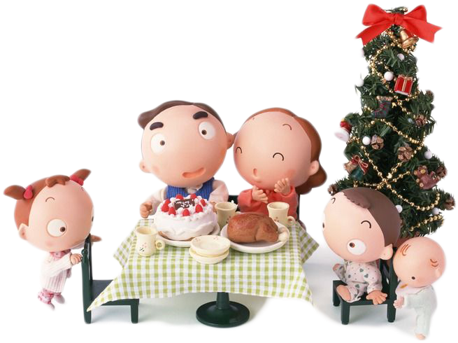 Santa Claus Natal Reuni Keluarga Wallpaper - Christmas Ornament (800x598), Png Download