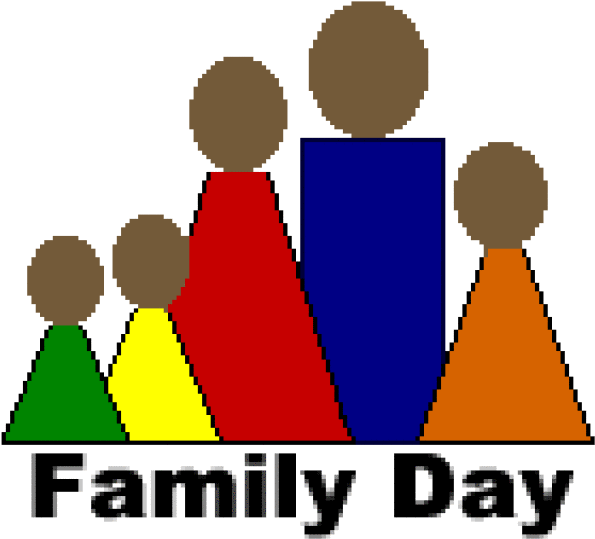 Banner Transparent Library African American Download - Family Day Clipart Free (640x597), Png Download