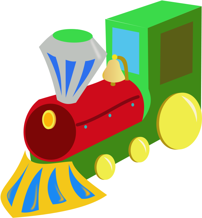 Clipart Train Family - Train Toy Clip Art (552x595), Png Download