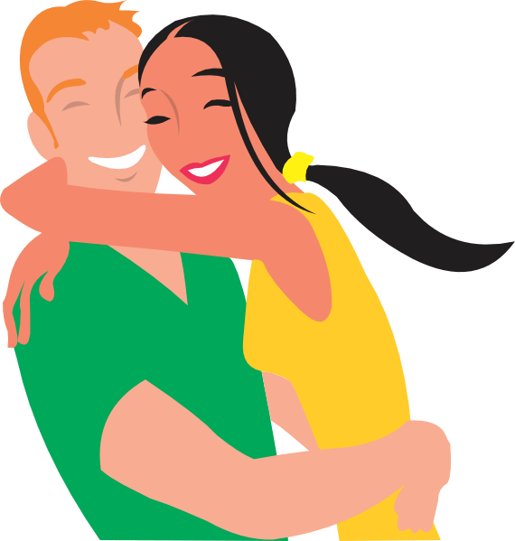 Loving Family Clipart 6 By Jonathan - Loving Clipart (570x599), Png Download