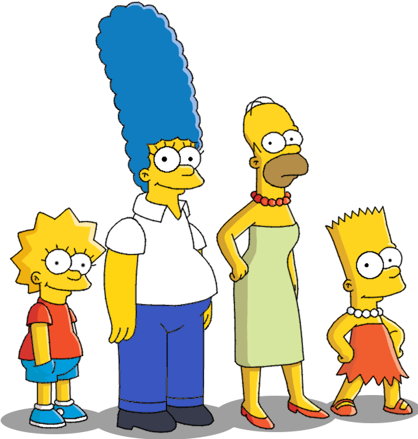 Simpsons Family Guy Swap For Kids - Head Swap The Simpsons (660x639), Png Download