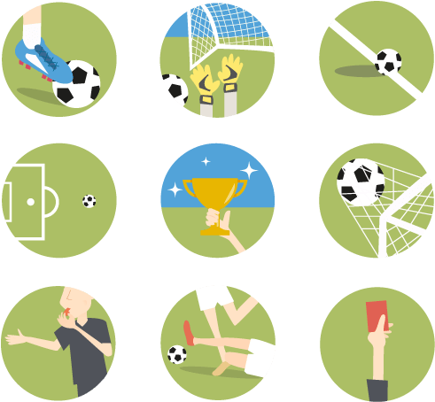 13 Sporty Soccer ⚽ Football Icons [freebie] - Soccer Icons (500x461), Png Download