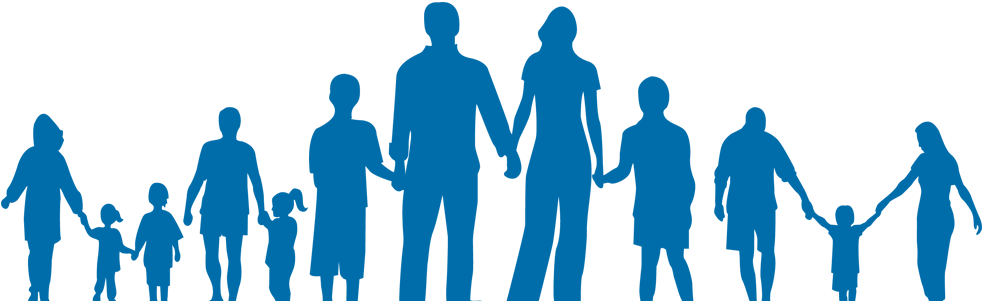 President Of The Court Of Appeal - Family Silhouette Transparent (1100x318), Png Download
