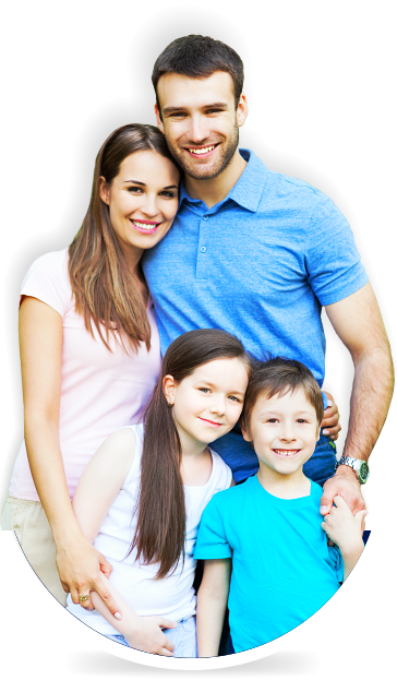 A Portrait Of Happy Family - Yaluxe Men's Cow Leather Trifold Wallet With Coin Pocket (364x623), Png Download