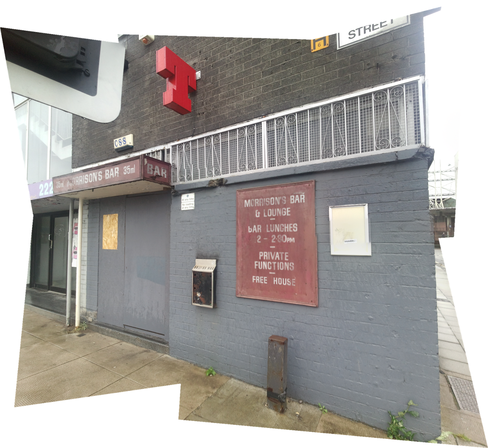 Morrisons Bar , Glasgow - Glasgow (1600x1469), Png Download
