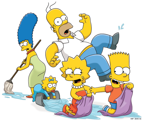 Homer Simpson Talks 'family Guy' And The Donut Fairy - Los Simpson Png Hd (653x563), Png Download