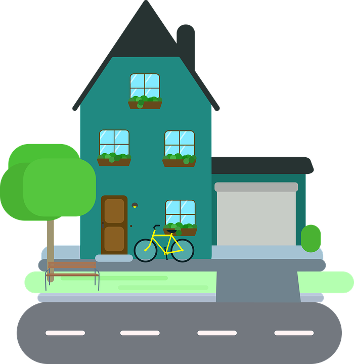 Home Cottage Residence Family - House Neighbour Clipart (700x720), Png Download