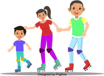 Beautiful Cartoon Lovely Hand Painted Love Happy Family - Toddler (360x360), Png Download