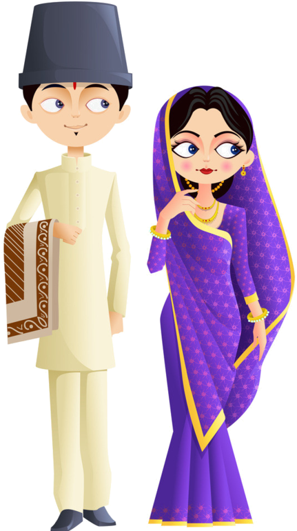 Personnages, Illustration, Individu, Personne, Gens - Parsi New Year 2018 (547x800), Png Download