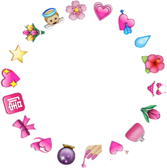 3 - Heart Emoji Circle Png (500x500), Png Download