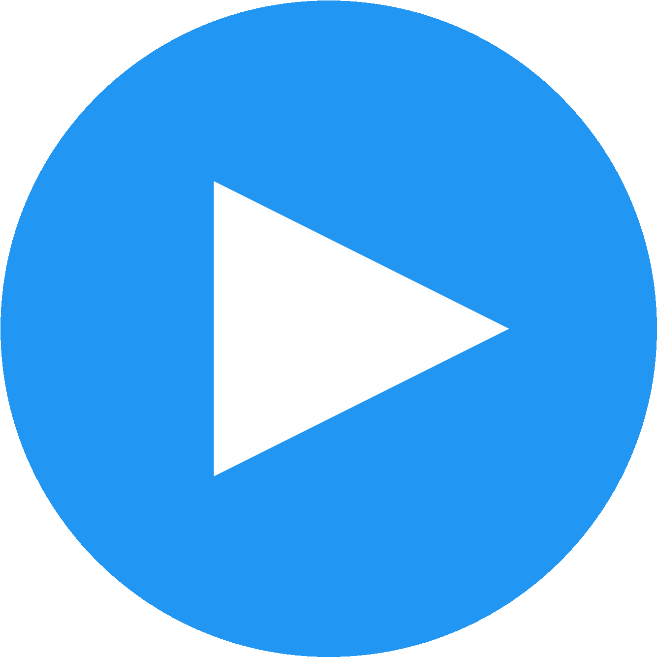 Circled Play Icon - Message Icon Png (1600x1600), Png Download