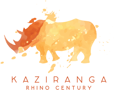 Kaziranga Rhino Century - Watercolor Logo (500x500), Png Download