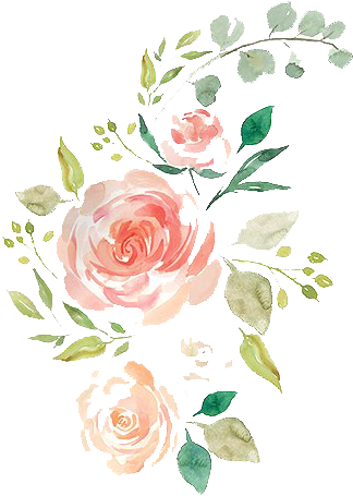Free Watercolor Pencil Hand Drawn Flowers - Hand Drawn Flowers Png (410x503), Png Download