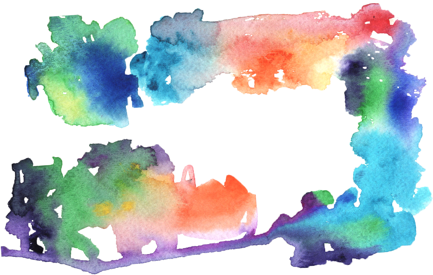 I Used Watercolor Paint To Play With Color Palettes - Watercolor Paint (1920x1190), Png Download