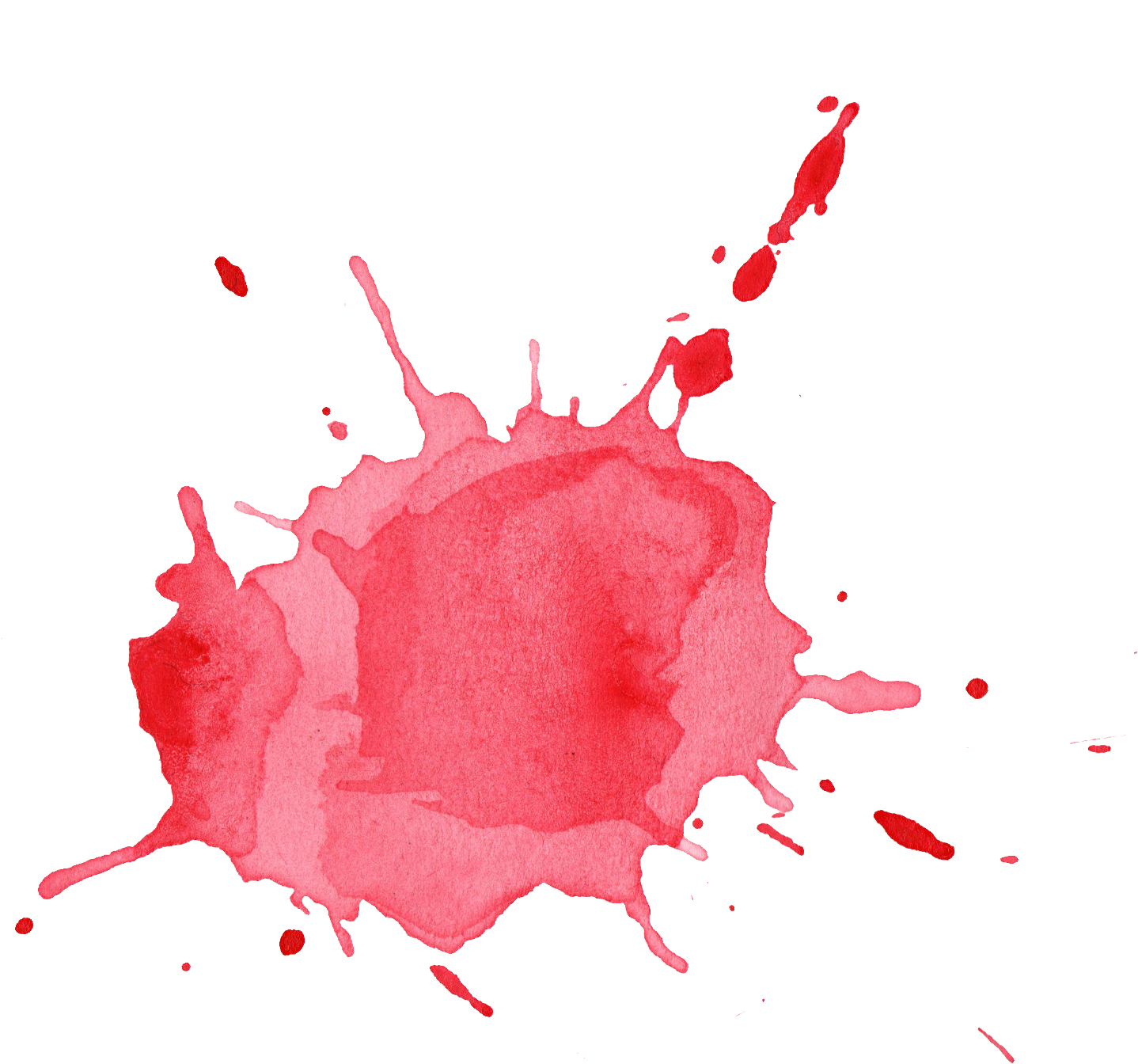 Image Result For Watercolour Splash Red - Watercolour Splash Transparent (1607x1519), Png Download