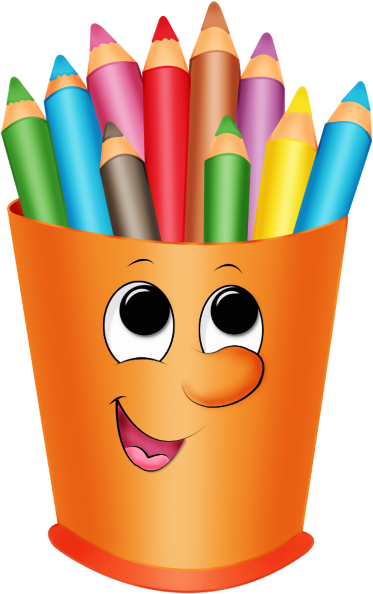 Transparent Stock Pinterest Colored Pencils Clip Art - Color Pencils Clip Art (516x800), Png Download