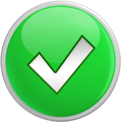 Checkmark - Green Check Mark (500x500), Png Download