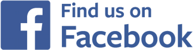 Facebook Badge Find Us On Facebook Logo (800x600), Png Download