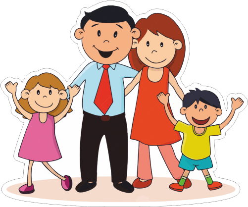 Nuclear Family Clip Art Illustration Extended Family - Que Es La Convivencia Familiar (500x500), Png Download