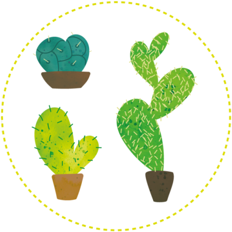 May Vector Challenge - Cactus (500x500), Png Download