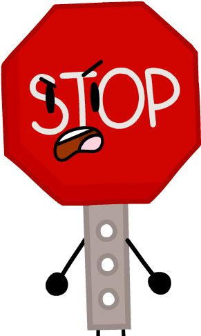 Old5-stop Sign - Object Lockdown Stop Sign (500x500), Png Download