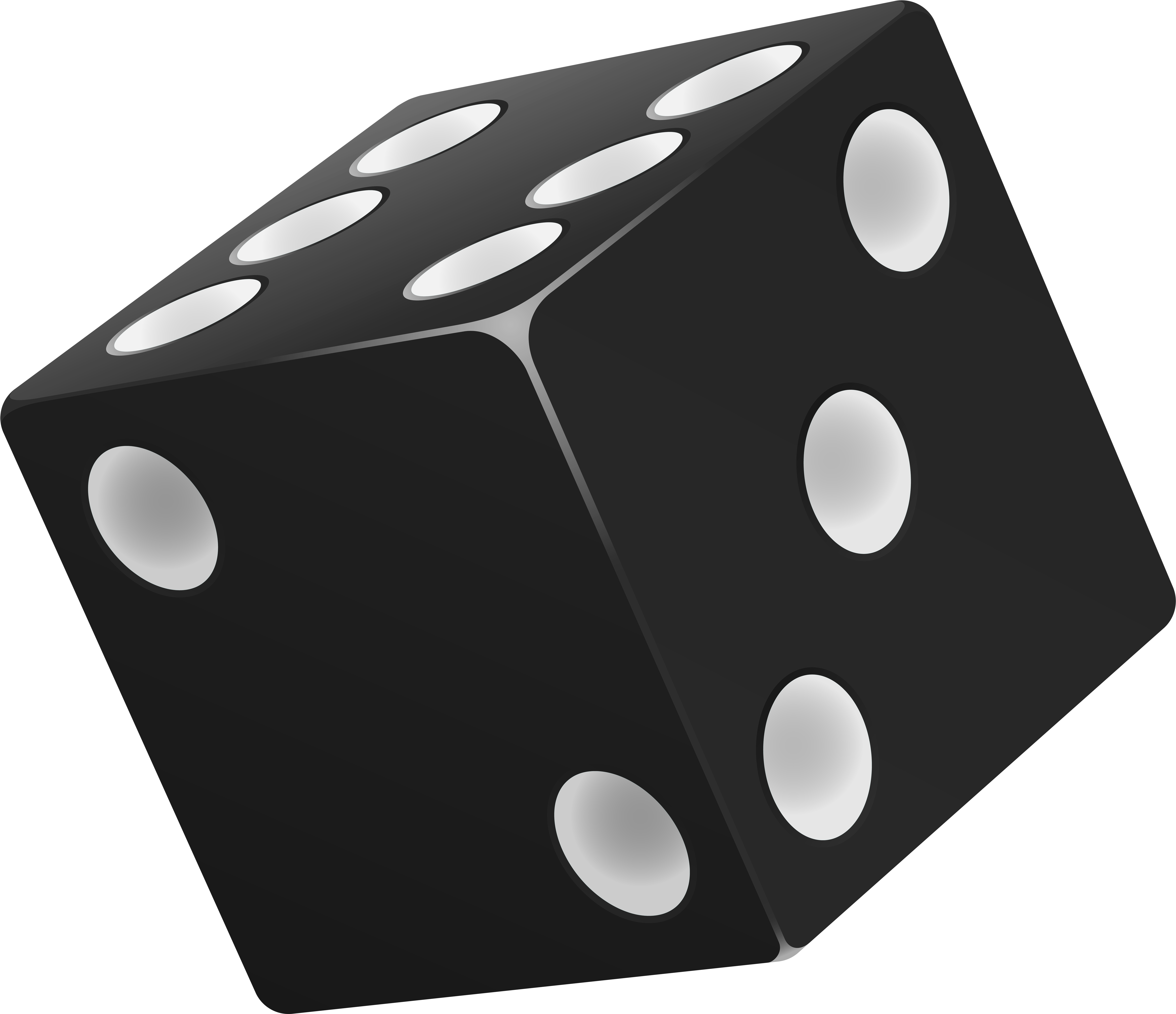 Dice Png Image Vector Freeuse Download - Portable Network Graphics (6000x5269), Png Download