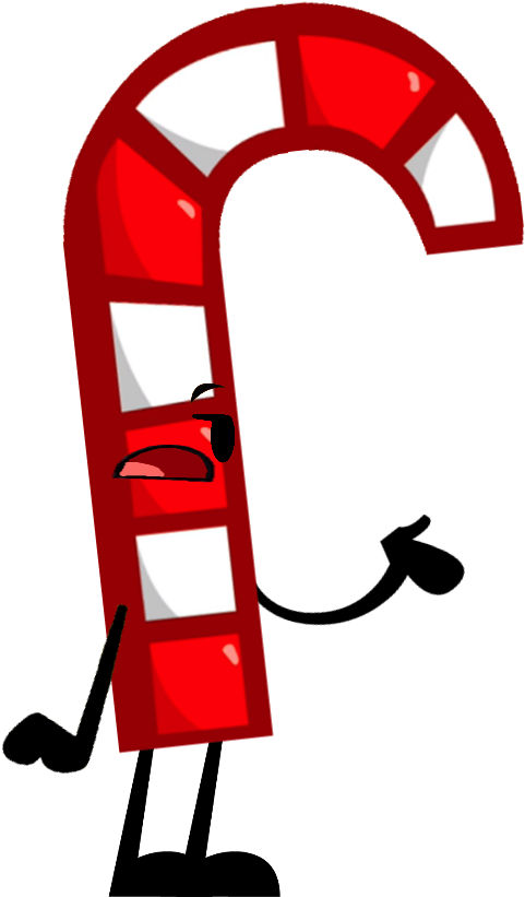 Candy Cane - Wiki (483x836), Png Download