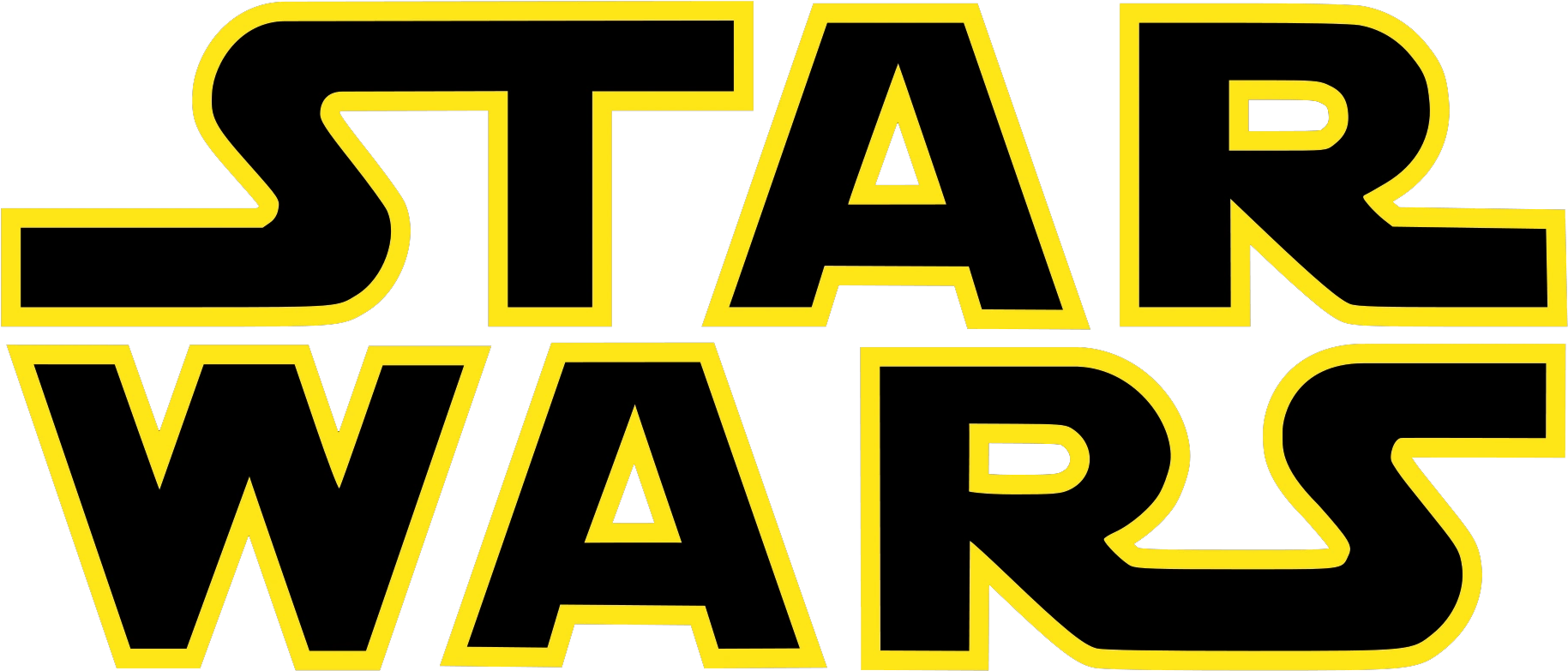 Starwars Logo Infobox - Metal Earth 3d Model Kits - Star Wars Set Of 4 - Tie (1417x607), Png Download