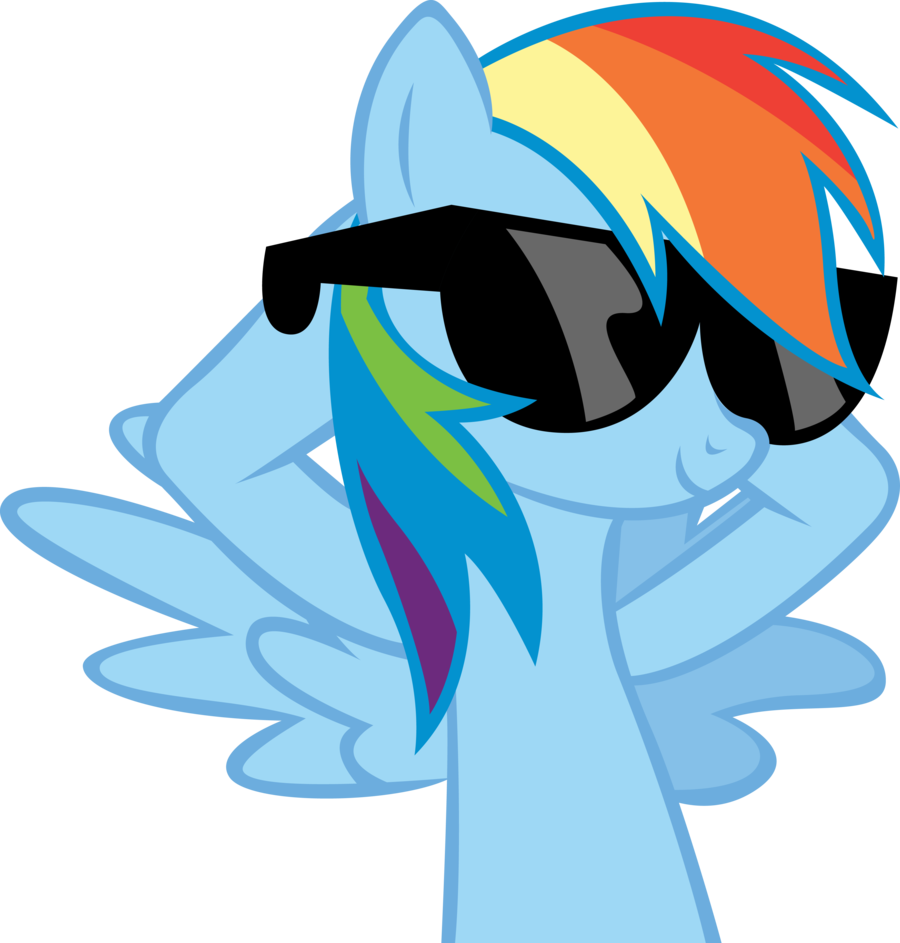 My Little Pony Rainbow Dash Swag (530x555), Png Download