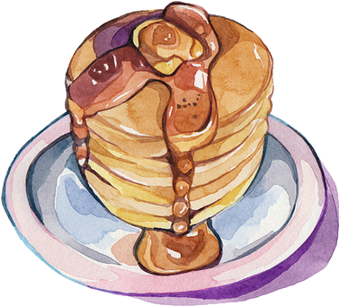 Just Add Chocolate Chips And It's Perfect - Waffles Drawing (500x500), Png Download