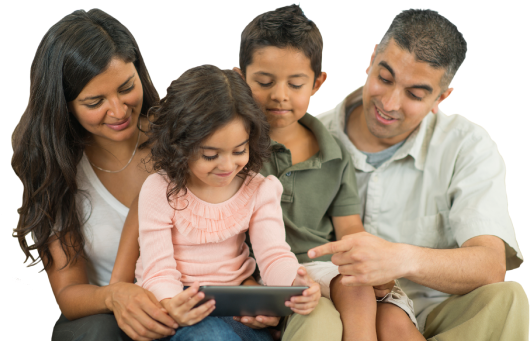 Book Relief Uk - Family Reading Transparent (555x344), Png Download