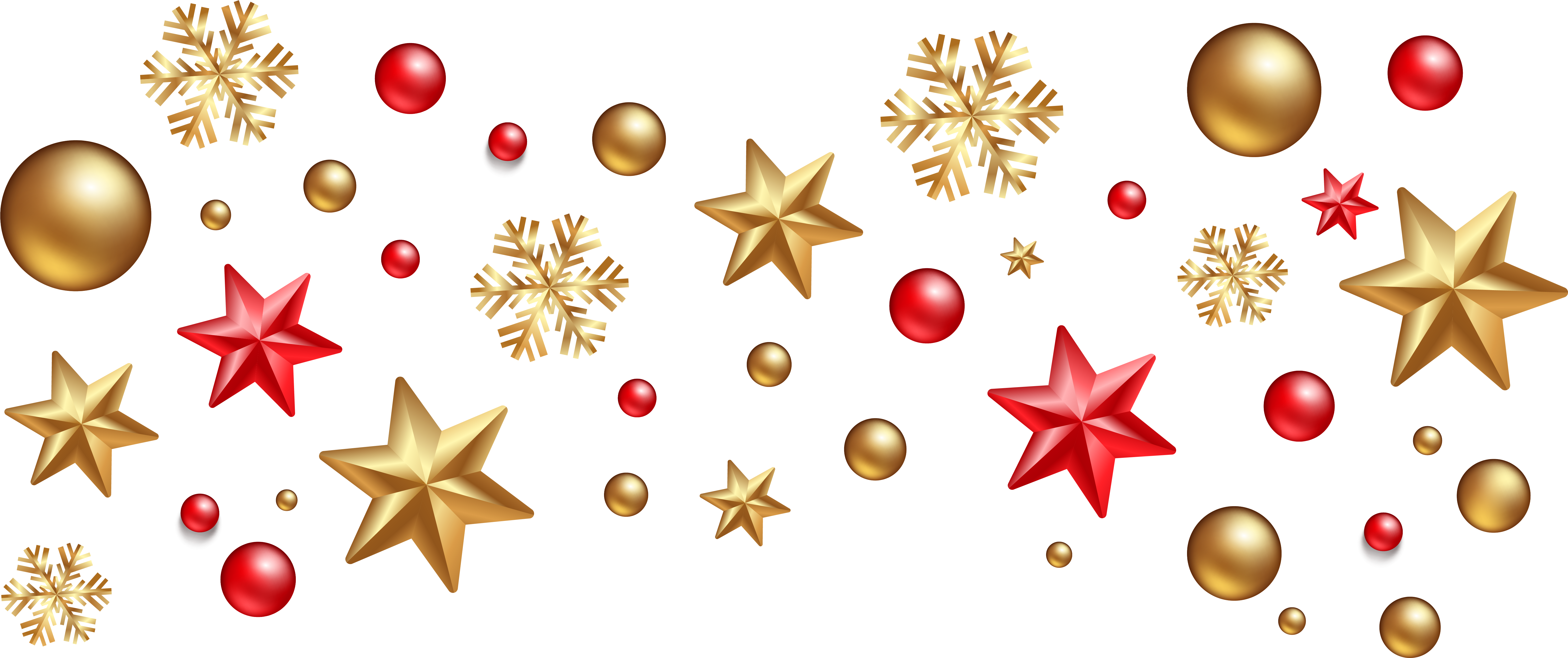 Christmas Ornament Png (6349x2664), Png Download