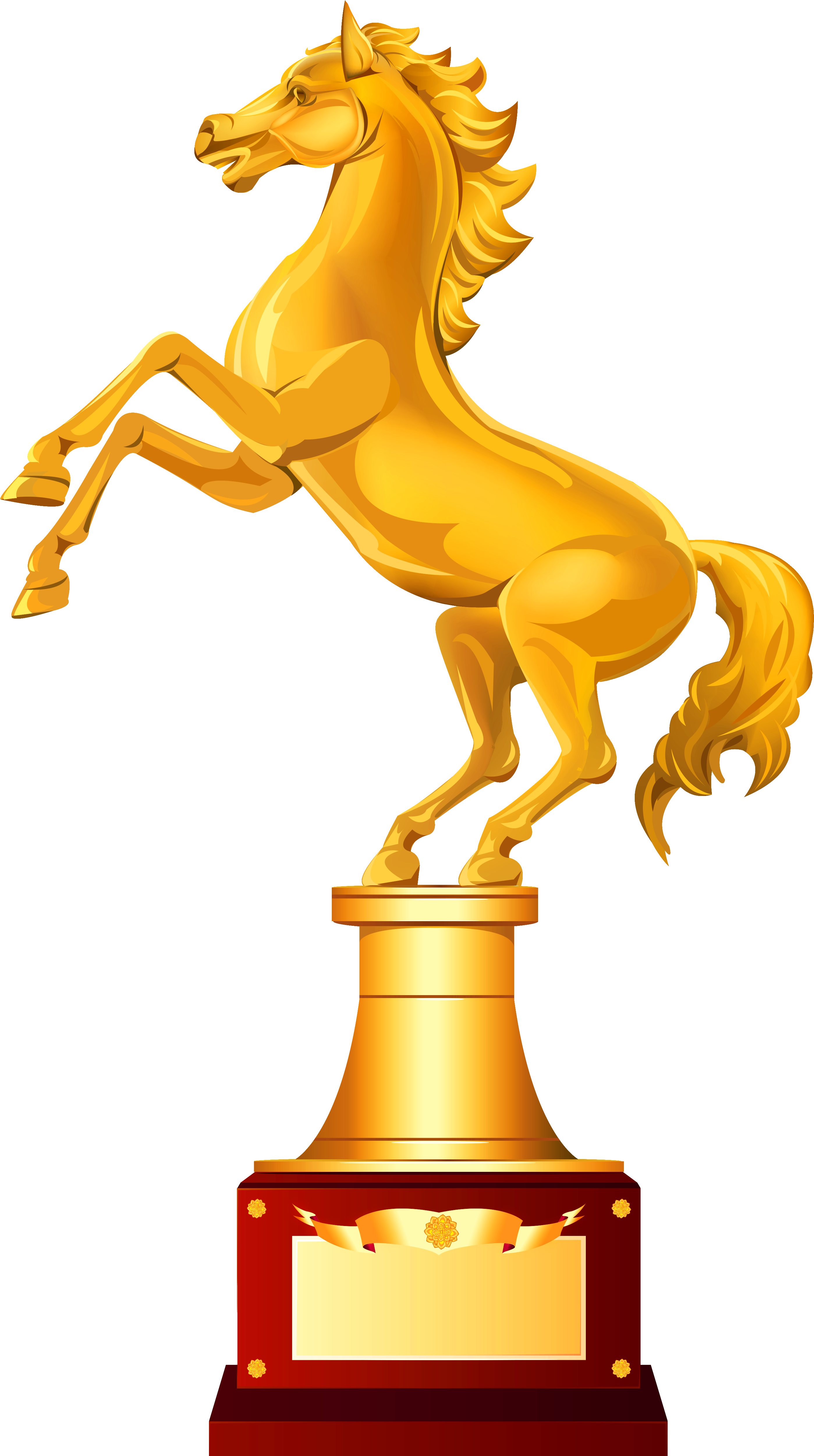 Trophy Horse Png Image - Horse Trophy Png (631x1024), Png Download