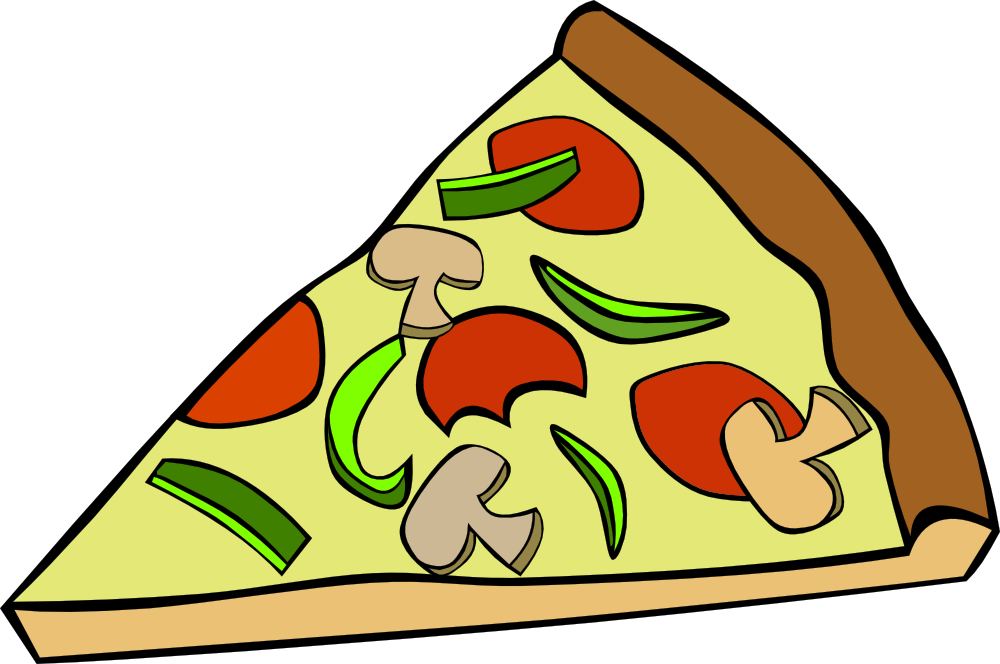 Pizza Clipart - Pizza Clip Art (600x399), Png Download