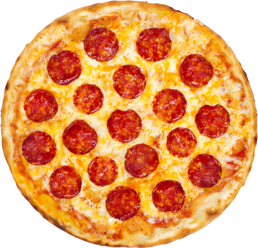 Transparent Png Pizza - Pepperoni Pizza Png (1000x981), Png Download