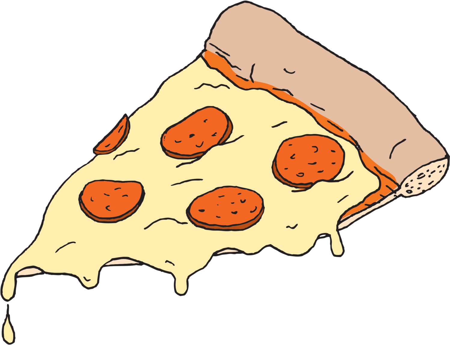 Pizza Slice - Tattly Temporary Tattoos / New York Set (2048x2048), Png Download