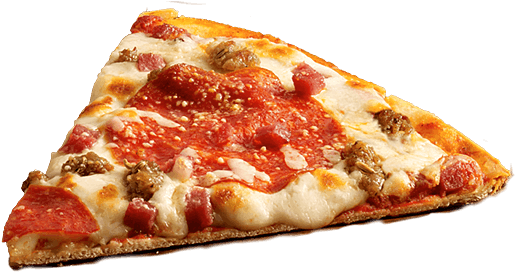 Large Pizza Slice - Transparent Background Pizza Slice Png (532x290), Png Download