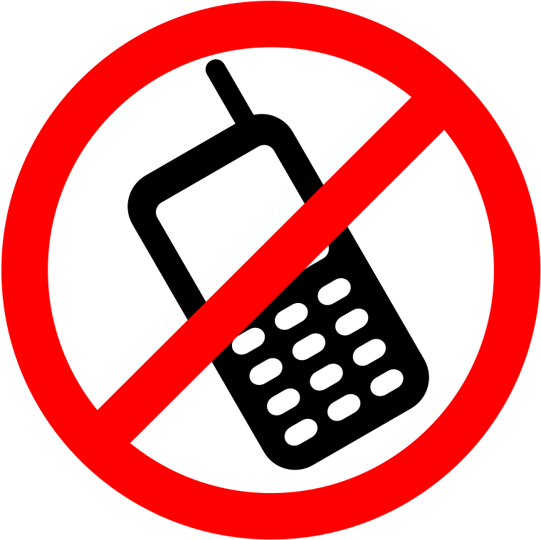 No Cell Phones Allowed Clipart Png For Web (600x600), Png Download
