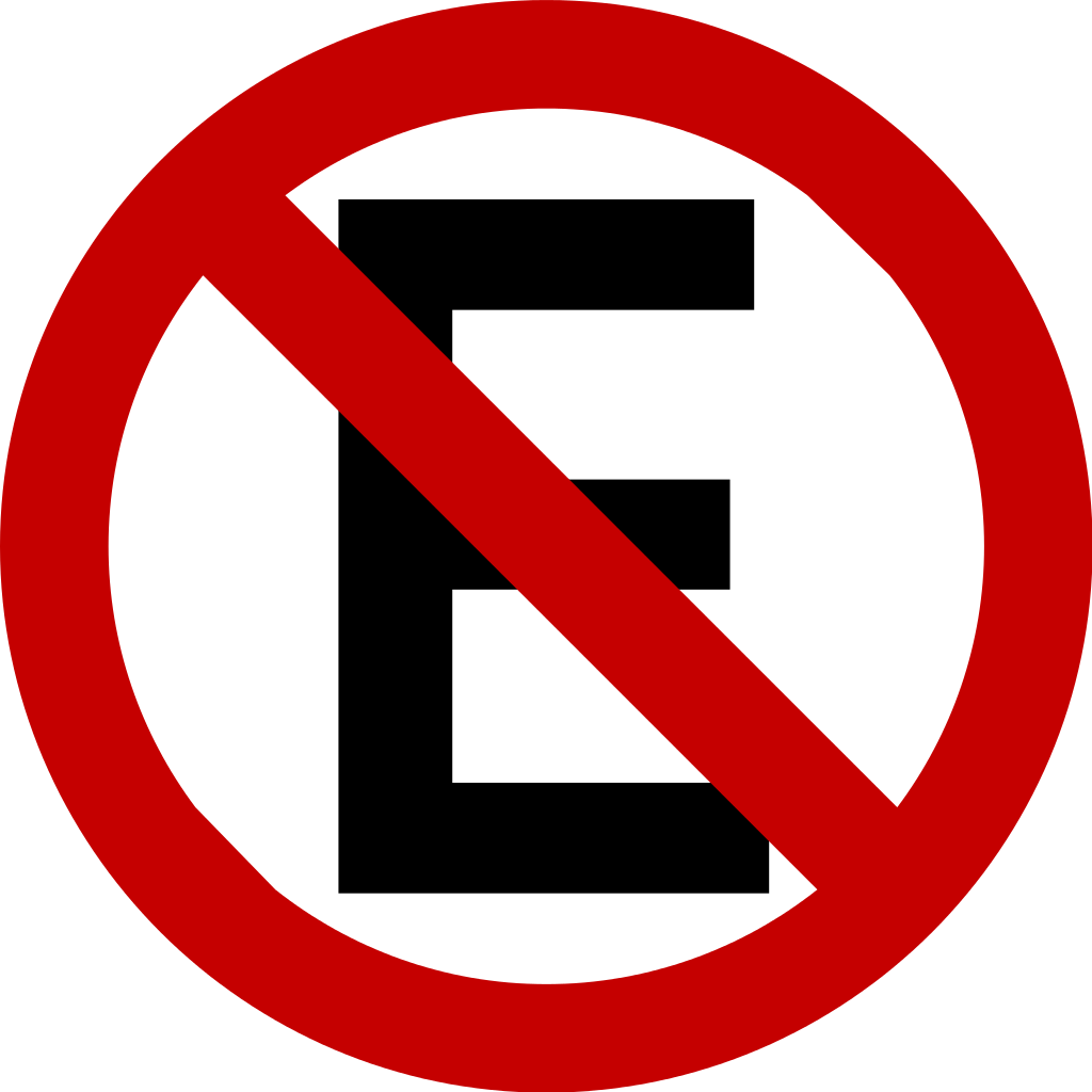 No Parking Sign - Sinais De Transito Para Imprimir (1024x1024), Png Download