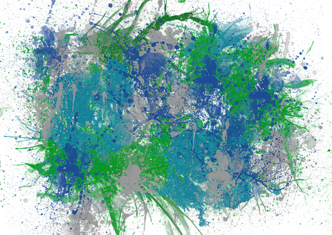 Painting Spray Brush Paint Abstract Spraye - Brush Abstract Png (480x340), Png Download