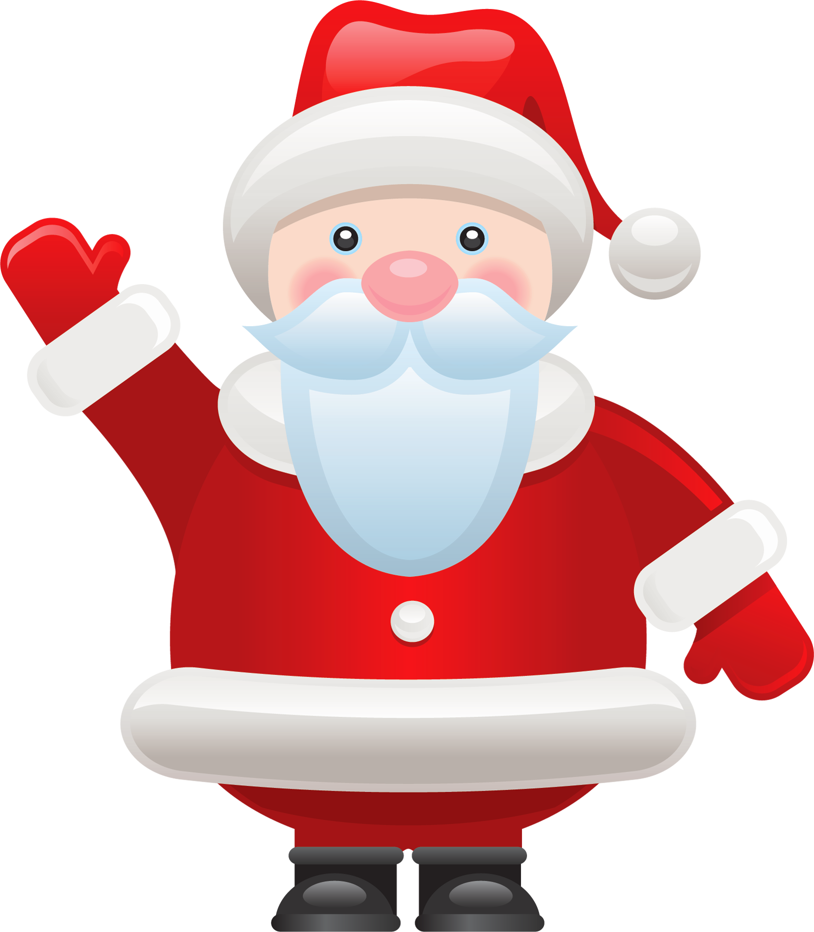 Xmas Stuff For Christmas Santa Claus Clip Art - Santa Claus Gif Png (1625x1860), Png Download
