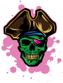 Pirates Skull Vector Design, Pirates, Vector, Skull - Guide De Survie Orthographique (360x360), Png Download