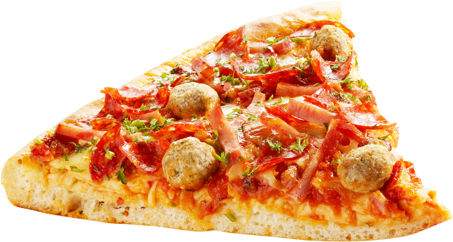 Transparent Background Pizza Slice (1606x931), Png Download