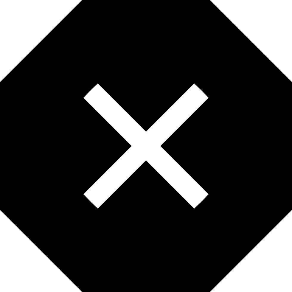 Stop Sign - - Cross (980x980), Png Download