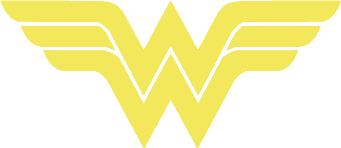 Wonderwoman Symbol - Wonder Woman Logo Transparent (687x304), Png Download