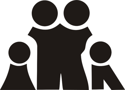 Family Icon Vector - Family Clip Art (500x361), Png Download