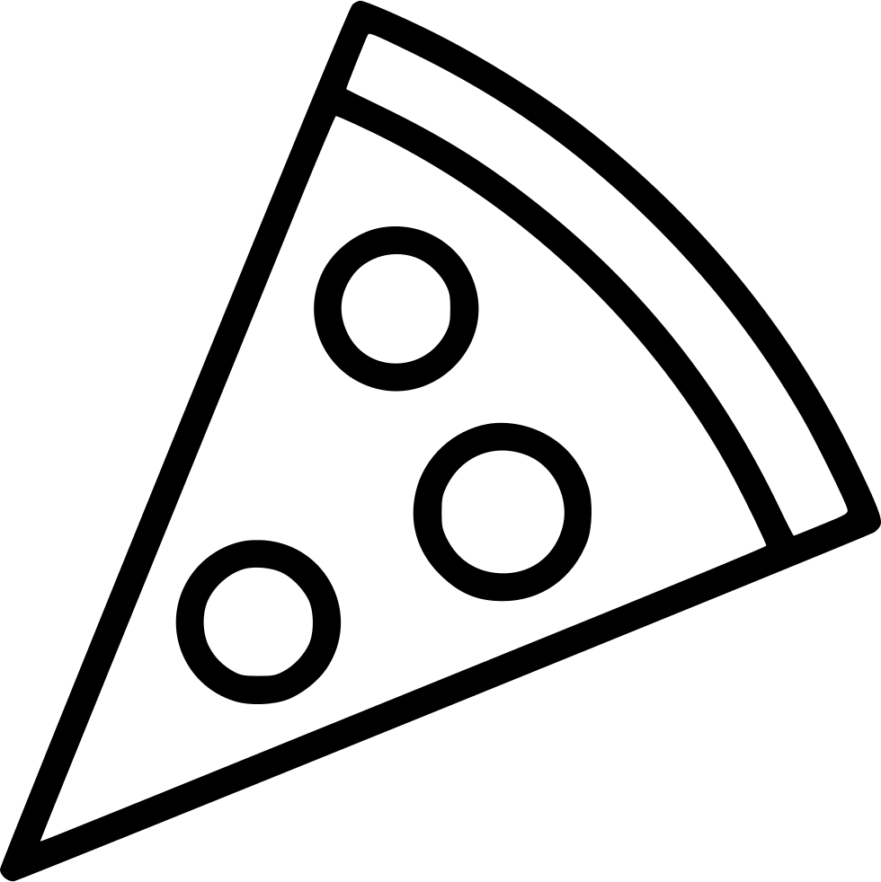 Pizza Slice - - Pizza Slice Pizza Icon (980x982), Png Download
