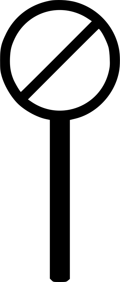 Stop Sign Traffic Street Road Traffic Comments - Milk Prohibited (418x980), Png Download