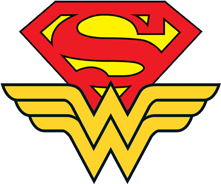 Superman Drawing Superwoman - Wonder Woman Logo Clipart (450x450), Png Download