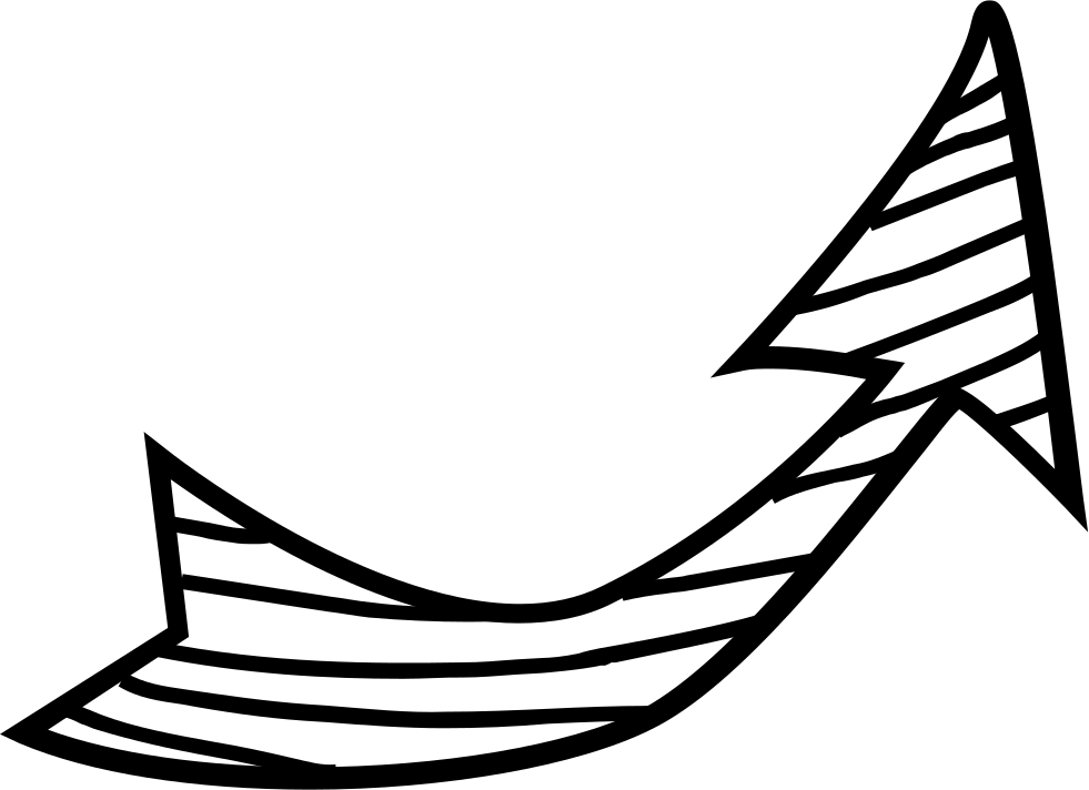 Jpg Royalty Free Library Arrow Svg Png Icon Free Download - Drawing Arrow Icon Png (981x712), Png Download